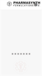 Mobile Screenshot of pharmasynth.in